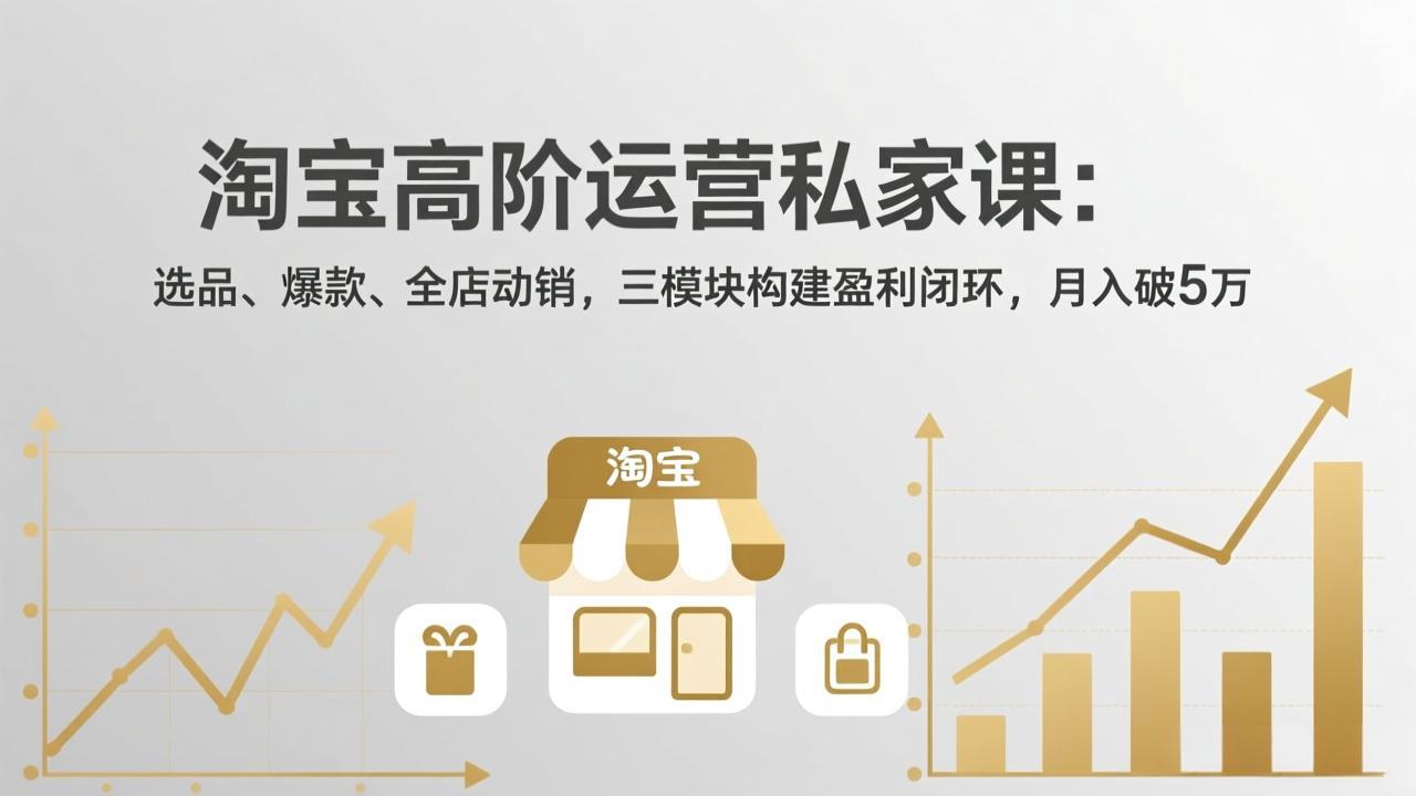 淘宝高阶运营私家课(更新26年4月18