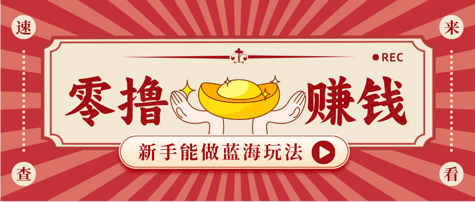 新手也能变现的蓝海玩法，一个人人能做的项目，需求量极大日入300+！