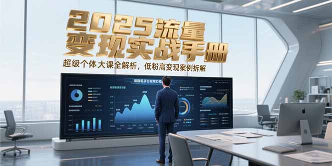 2025流量变现实战手册，超级个体大课全解析，低粉高变现案例拆解