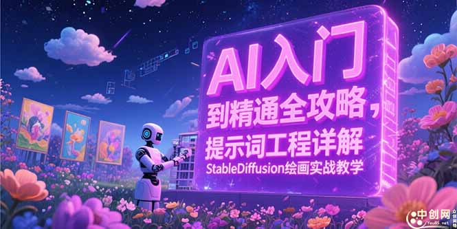 AI入门到精通全攻略，提示词工程详解，StableDiffusion绘画实战教学