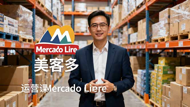 2025美客多Mercado Libre运营课：账号注册/产品上传/促销活动/自发货模式