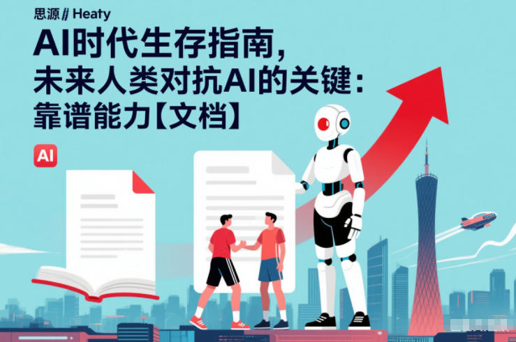 AI时代生存指南，未来人类对抗AI的关键：靠谱能力【文档】