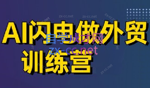 大卫·AI闪电做外贸训练营(更新7月)
