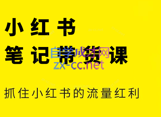 张宾·小红书笔记带货课(更新4月)